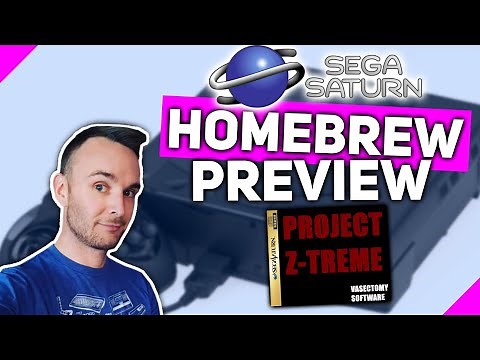 SEGA SATURN HOMEBREW/ENGINE - PROJECT Z-TREME