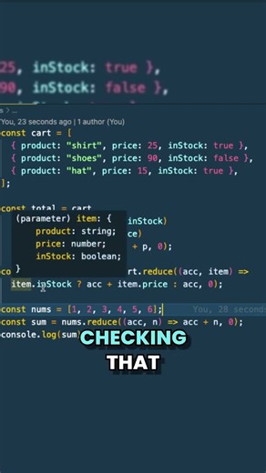 Mastering Reduce: Simplifying Your Code #shorts