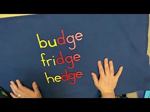 Spelling: dge and ge