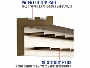 24" Premier Trophy Shelf and Award Medal Display - Etsy