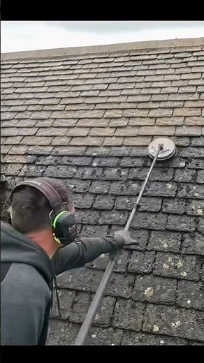 What an Amazing Roof Restoration! #cleaning #transformation #satisfying