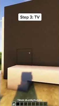 Minecraft: Modern Living Room | #shorts