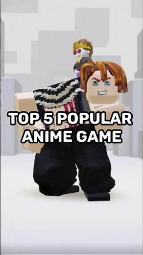 Top 5 Popular Anime Roblox Game #roblox #robloxshorts #shortfeed