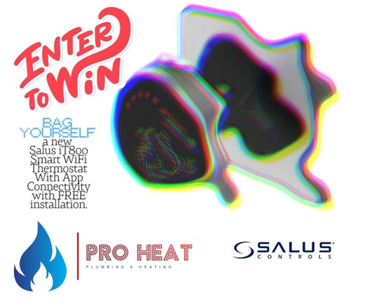 🎉🎉🎉 📢📢COMPETITION TIME📢📢 🎉🎉🎉 Who's up for bagging themselves a Salus Smart Thermostat? with FREE installation by Pro Heat... Features include: Internet-connected thermostat & receiver WiFi & Bluetooth connectivity For heating and cooling systems Remote access via the Premium Lite app Wireless recharging via dock station For wall or desk mounting All you need to do is... 🔵Like/follow our page 🔴Tag 2 friends in the comments 🔵Share this post! Winner will be drawn on 24th November 🎉🎉 