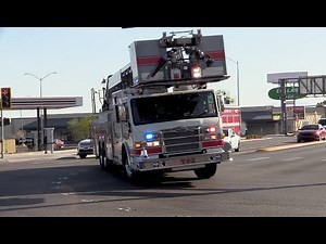 SCREAMING Q!! Henderson Fire Truck 82, HEAVY RESCUE 82, and Rescue 82 Responding Code 3 URGENTLY!