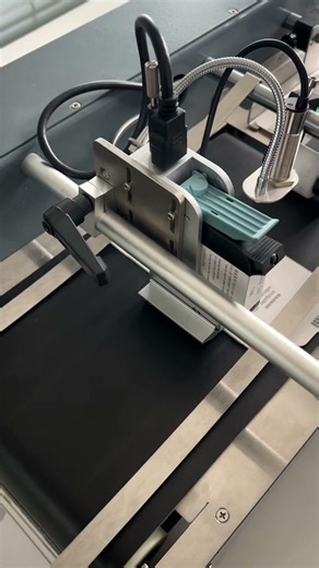 Print QR Code on medical box using paging inkjet printer #inkjetprinter #onlineprinter #iran #peace