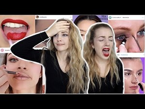 I'M TESTING INSTAGRAM MAKEUP TIPS