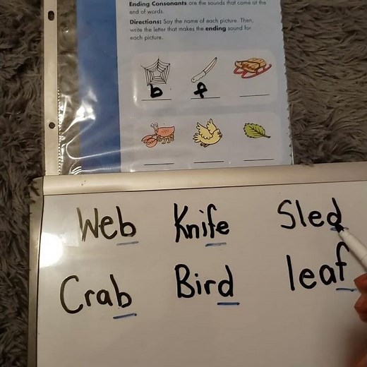 Ending Consonant Sounds