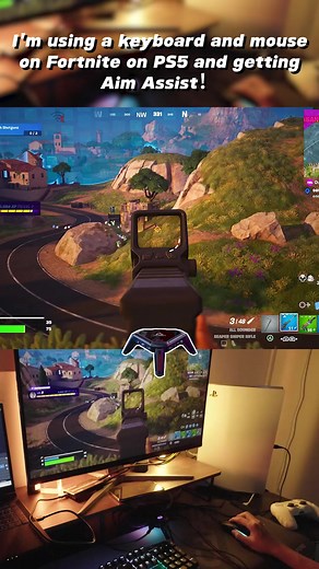 Obteniendo Asistencia de Apuntado en Fortnite PS5
