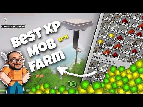 I Built an INSANE XP Farm in Minecraft Survival Series Ep 11