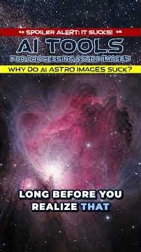 AI Vs Human Astro Processing - Generating images