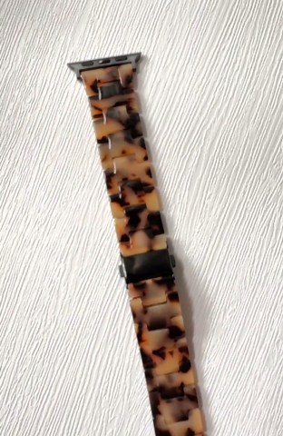 Tortoise Shell Apple Watch Band Resin Bracelet Strap 40mm 41mm 42mm 44mm 45mm 46mm 49mm Women Charms Series 11 10 9 8 7 6 SE 1 2 3 4 5 - Etsy