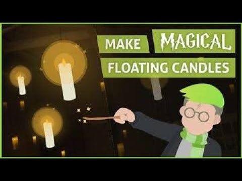 Harry Potter Floating Candles you turn on with a Magic Wand