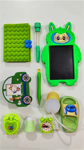 Classic Green Stationery Items, Pencil box, Notebook, Pen stand, Sharpener #backtoschool #stationery