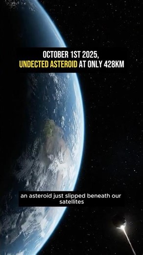Asteroid 2025 TF (Oct 1 2025) — 2nd Closest Flyby in History 🌍 #asteroid #space #science #nasa