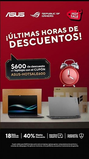 Extendemos los descuentos en ASUS!