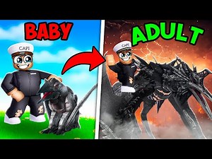 Raising a HYBRID DRAGON DINOSAUR in DINOSAUR SIMULATOR! (Alametus)