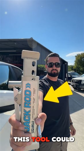 This Tool Makes Jacks Safer Instantly The Jack Rod doesn’t replace your floor jack—it enhances it. Simply lift the car, lock the rod in place at the jack, and you have instant backup support. No crawling, no extra gear—just one smooth move for safer, faster car maintenance. #CarMaintenance #AutoTools #GarageSafety #tech #Technology Credits: @ agmproducts / TT | My Quiz
