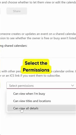 Share a Calendar in Microsoft Outlook