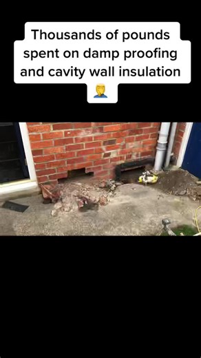 Thousands of pounds spent on damp proofing and cavity wall insulation
