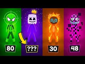 Stickman Party - Tournament Mode 1234 Player Random | Gameplay Walkthrough Part 1 MiniGames Update