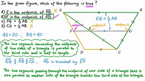 Completing a Proof Using the Triangle Midsegment Theorem