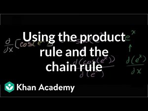 Derivative of e_____cos(e_) | Advanced derivatives | AP Calculus AB | Khan Academy