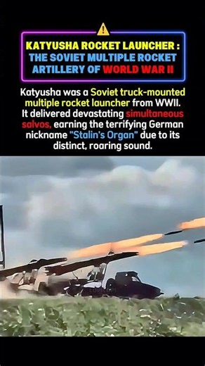 Katyusha Rocket Launcher : The Soviet Multiple Rocket Artillery of World War II