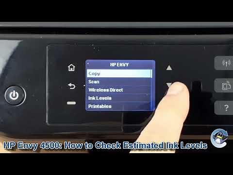 HP Envy 4500: How to Check Estimated Ink Levels