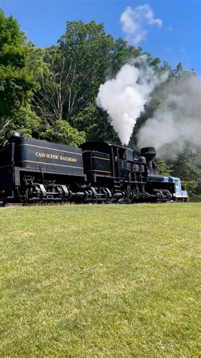 Listen to the whistle on this locomotive blow! - Cass, WV | Southern West Virginia Online