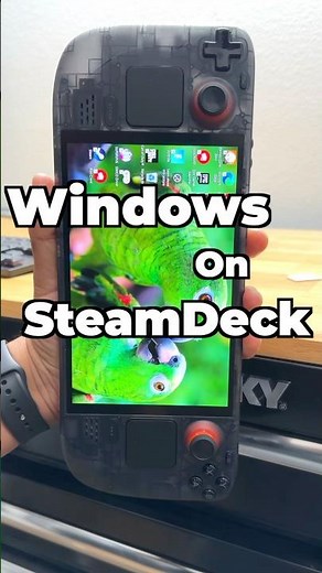 Windows on a Steam Deck #handheldgaming #steamdeckoled