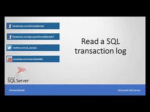 19-SQL Read a transaction log
