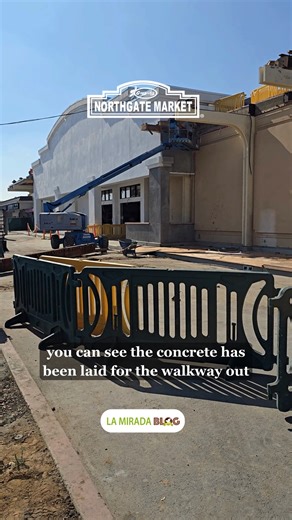 The opening of the new Northgate Market in La Mirada has been unofficially delayed to January 15 after wood rot was discovered in the original facade that was set to be reused. The structure will now be rebuilt before final construction wraps up. 🏗️ #LaMirada #LaMiradaBlog #LaMiradaNews #NorthgateMarket #LaMiradaDevelopment #LaMiradaCommunity | La Mirada Blog
