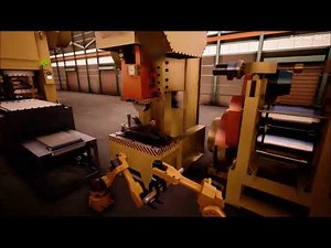 Forge Presses | Automated Line Simulation | 3 Station Servo Transfer