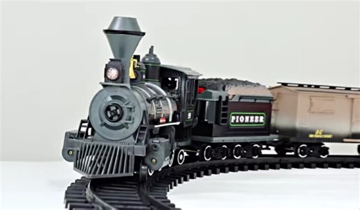 开箱电池驱动G比例火车模型视频搬运～Vintage New Bright G-Scale～ Battery-Powered Train～轨道交通火车迷蒸汽机车～