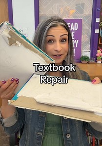Textbook Repair: Library Book Spa Day and TLC