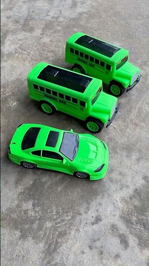 Remote control school bus car racing