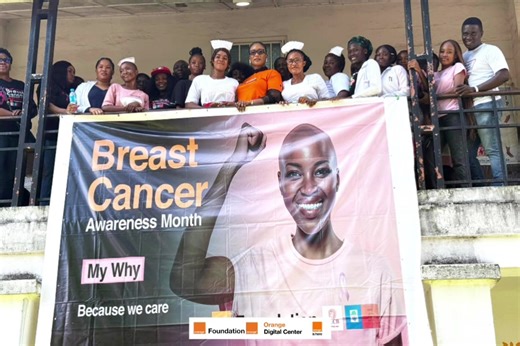 Orange Foundation and Commercial Bank Visit Cancer Survivors at Connaught Hospital The Orange Sierra Leone Foundation, in partnership with the Sierra Leone Commercial Bank, visited cancer survivors at Connaught Hospital, a visit of hope and solidarity for those who have triumphed through the tough journey. This visit is part of our continued Breast Cancer Awareness Campaign throughout October, reaffirming our commitment to care and community support. During the visit, the team met with The Healt