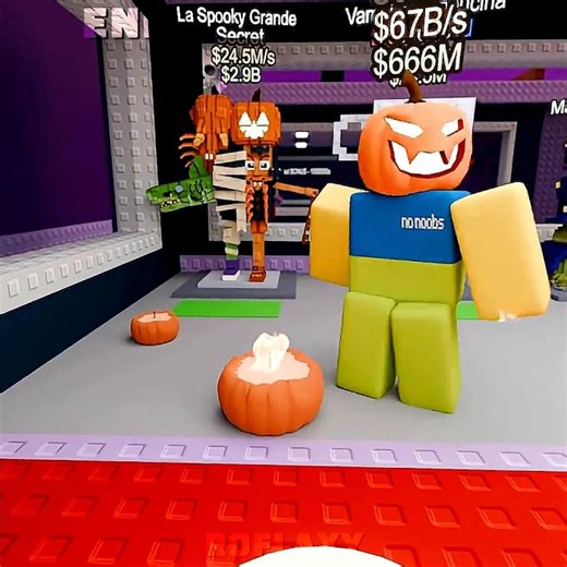 WHEN YOU WEAR HALLOWEN PUMPKIN IN ROBLOX... #roblox #edit #memes
