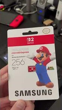 Testing MicroSD Express Card on Nintendo Switch 2 ⚡️💾
