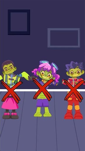 Zombie Patrol | Can You Pause at the Right Time?! 🤔😳 Superhero Body Challenge #Shorts