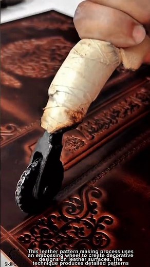Leather Pattern Making Work Tool with Embossing Wheel #worktool