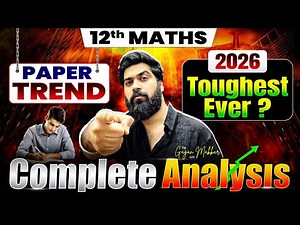 TOUGHEST Board Exams 2026😱 Class 12 Maths Paper Analysis 2025 | Strategy to Score 95% in Maths🔥