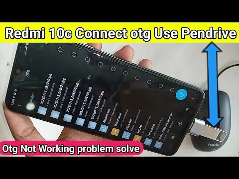 Redmi 10c connect otg Use pendrive