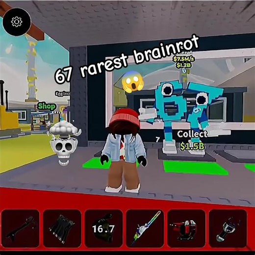 😱 67 RARE Brainrot in Roblox!