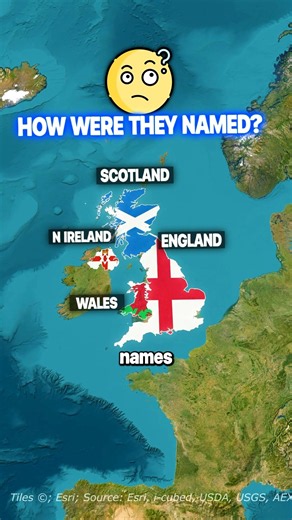 How did the British Countries get their names? 🇬🇧🤔🤔