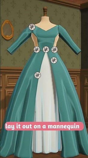 Make the dresses you've always dreamed of, in Dressmaker 🪡#dressmaking #cozygames