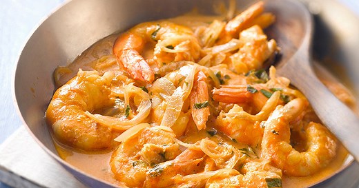 Gambas à l'armoricaine