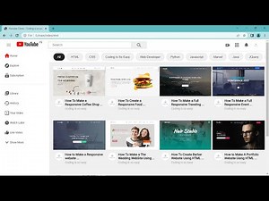 How To Make YouTube Clone Using HTML CSS And JS || YouTube Clone || #codingissoeasy , #youtubeclone