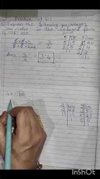 Ratio and Proportion | Class 9 SSC | Question 3 Sum 1 & 2 | Easy Explanation | Mathopedia